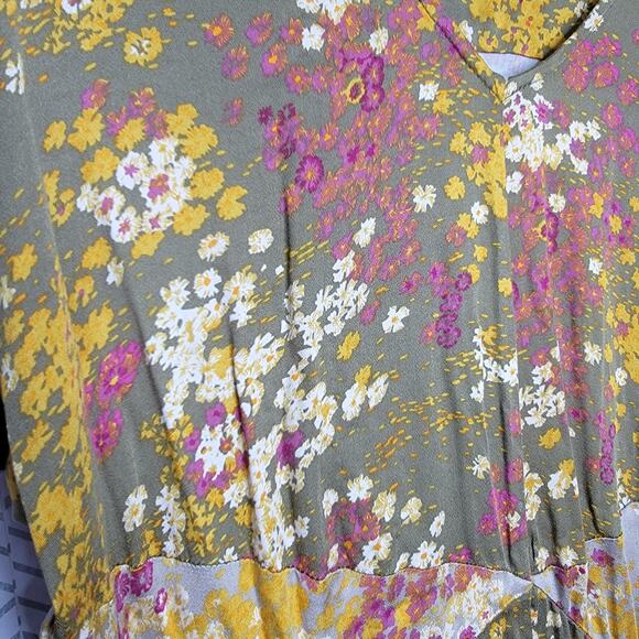 Anthropologie Tiny Shoreline Floral Midi Dress Sz Small - Picture 10 of 16